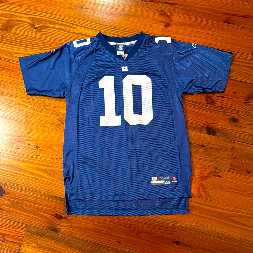ELI MANNING New York GIANTS Football REEBOK Replica Youth Medium